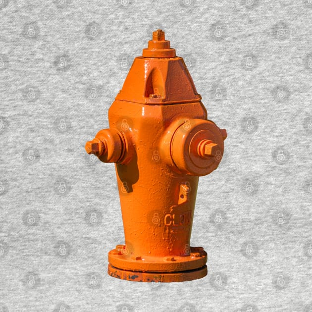 Orange Clow F2500 Fire Hydrant by Enzwell